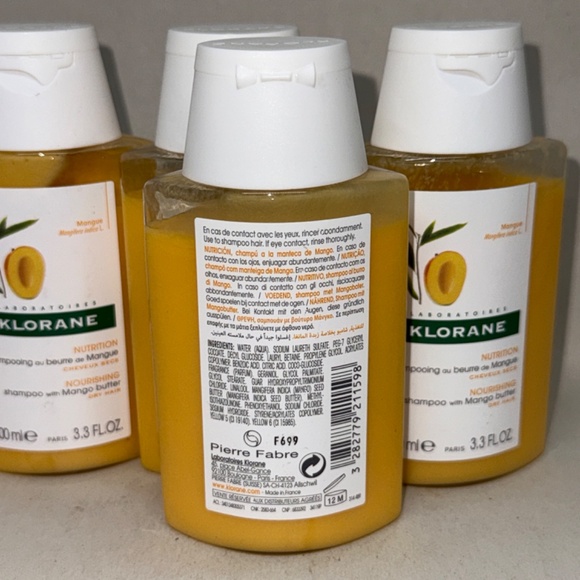 KLORANE Nourishing Shampoo with Mango Butter (4 PACK) NEW - Picture 2 of 6